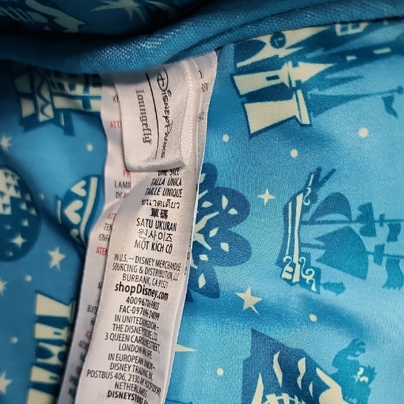 Disney Blue Mini Backpack with Cartoon Pattern - Picture 5 of 8